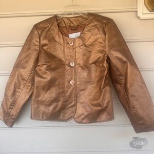 Jaclyn Smith Shimmering Copper Jacket